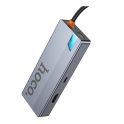Купить USB HUB HOCO HB50 TYPE-C 5-IN-1 (HDTV+PD+USB3.0*3)_2