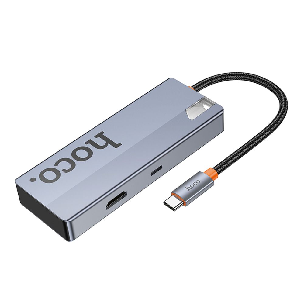 Купить USB HUB HOCO HB50 TYPE-C 5-IN-1 (HDTV+PD+USB3.0*3)_5
