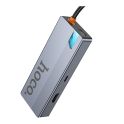 Купить USB HUB HOCO HB51 TYPE-C 6-IN-1 (HDTV+RJ45-100MBPS+PD+USB3.0*3)_2
