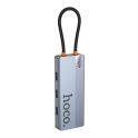 Купить USB HUB HOCO HB51 TYPE-C 6-IN-1 (HDTV+RJ45-100MBPS+PD+USB3.0*3)_4