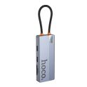 Купить USB HUB HOCO HB52 TYPE-C 8-IN-1 (HDTV+RJ45-100MBPS+SD/TF+PD+TYPE-C3.0+USB3.0*2)_4