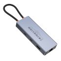 Купить USB HUB HOCO HB52 TYPE-C 8-IN-1 (HDTV+RJ45-100MBPS+SD/TF+PD+TYPE-C3.0+USB3.0*2)_6