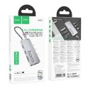 Купить USB HUB HOCO HB52 TYPE-C 8-IN-1 (HDTV+RJ45-100MBPS+SD/TF+PD+TYPE-C3.0+USB3.0*2)_1