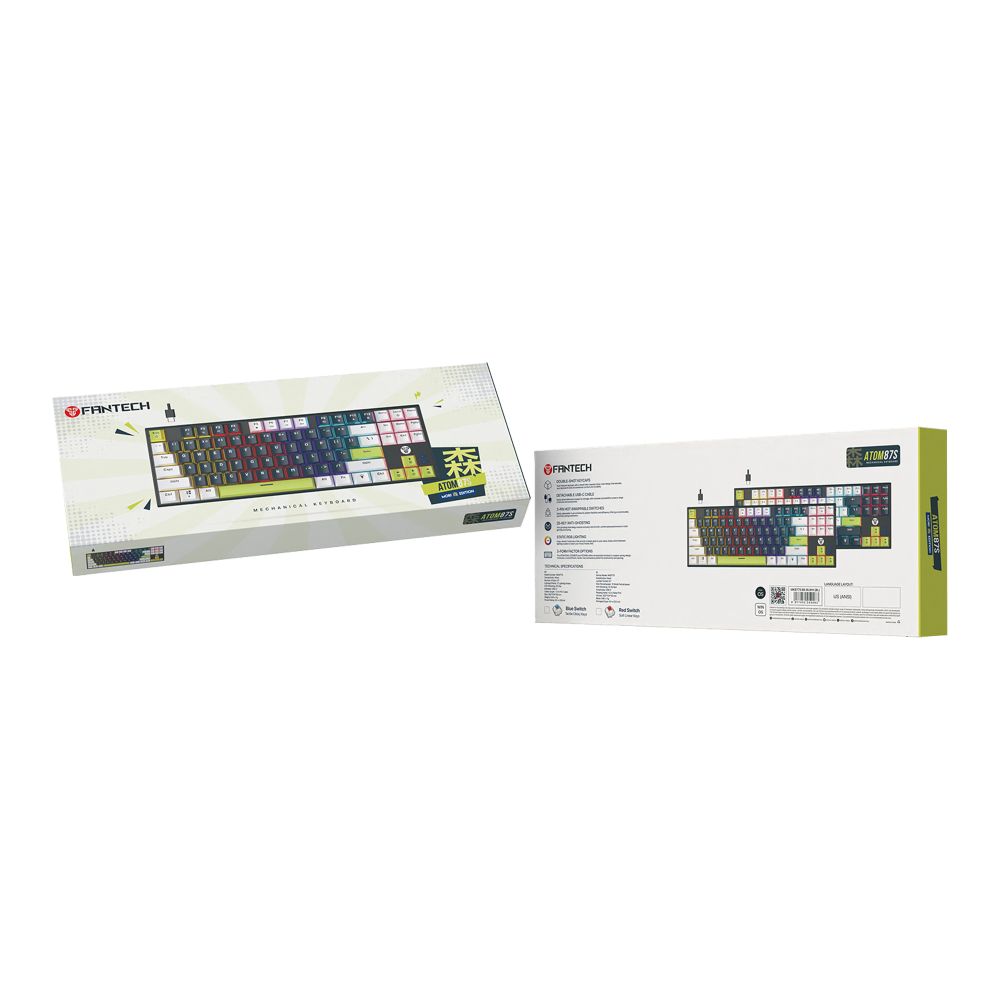 Купить КЛАВИАТУРА ИГРОВАЯ FANTECH ATOM87S MK877S MORI BLUE SWITCH_1