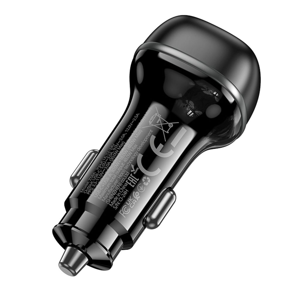 Купить АВТО ЗАРЯДНОЕ УСТРОЙСТВО HOCO Z58A 1USB/1USB-C QC/PD48W_6