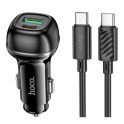 Купить АВТО ЗАРЯДНОЕ УСТРОЙСТВО HOCO Z58A 1USB/1USB-C QC/PD48W+TYPE-C TO TYPE-C
