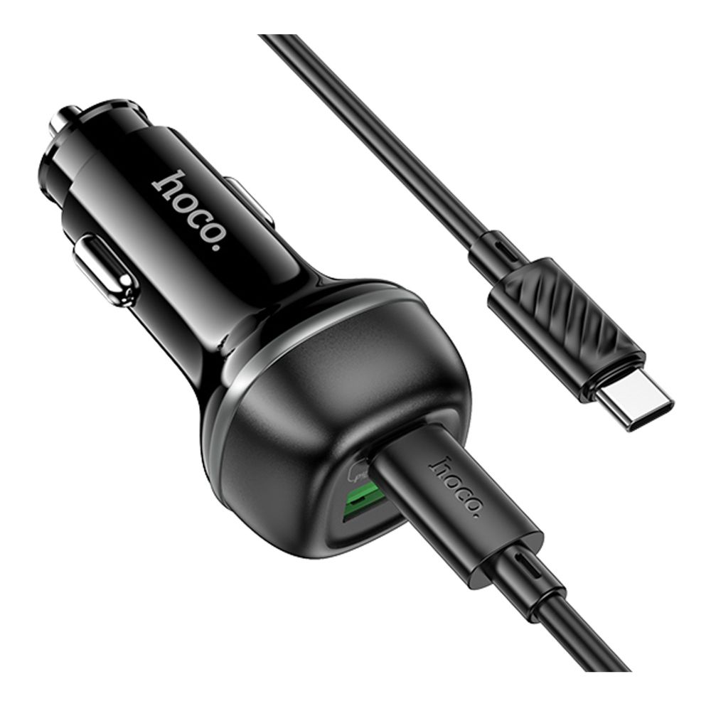 Купить АВТО ЗАРЯДНОЕ УСТРОЙСТВО HOCO Z58A 1USB/1USB-C QC/PD48W+TYPE-C TO TYPE-C_3
