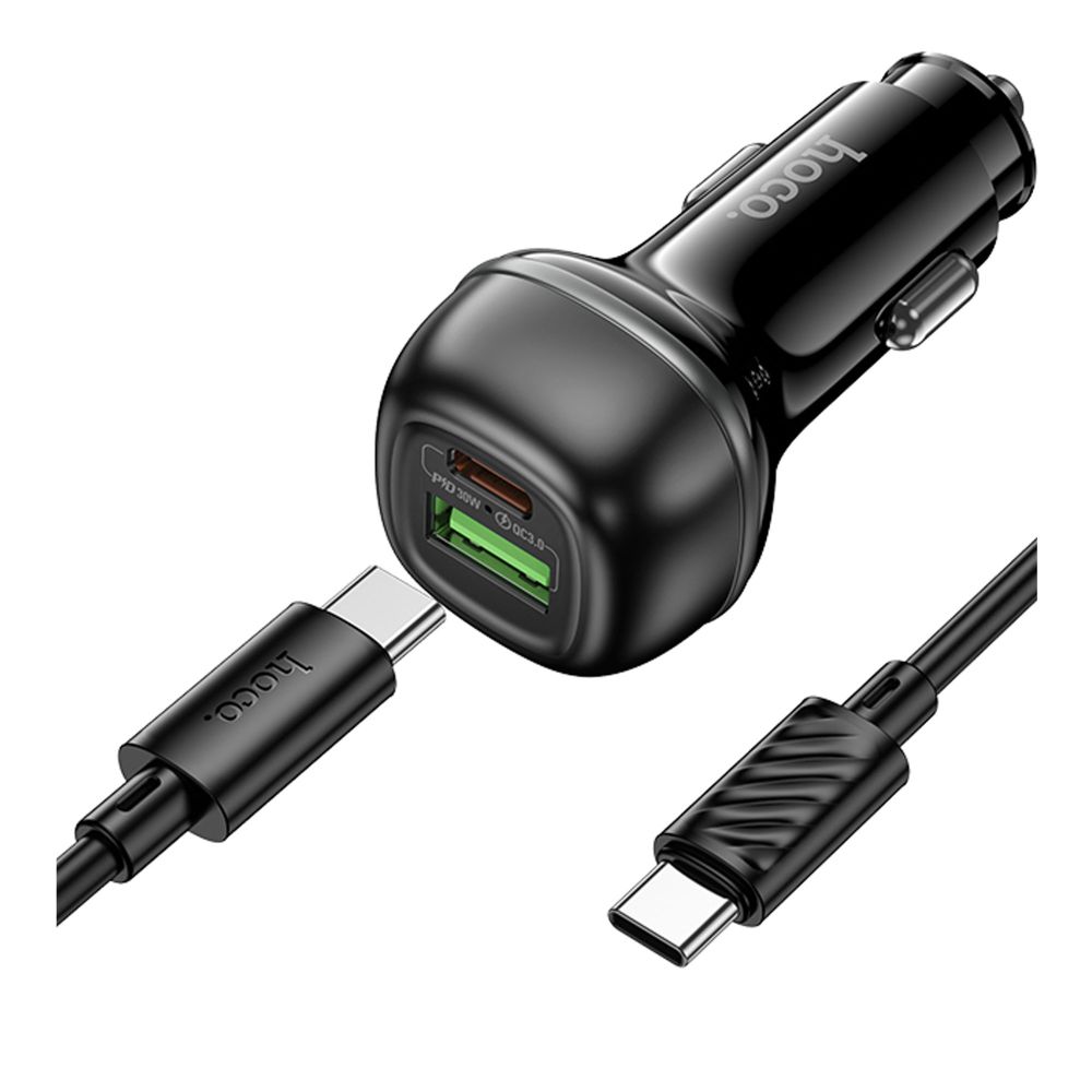 Купить АВТО ЗАРЯДНОЕ УСТРОЙСТВО HOCO Z58A 1USB/1USB-C QC/PD48W+TYPE-C TO TYPE-C_4