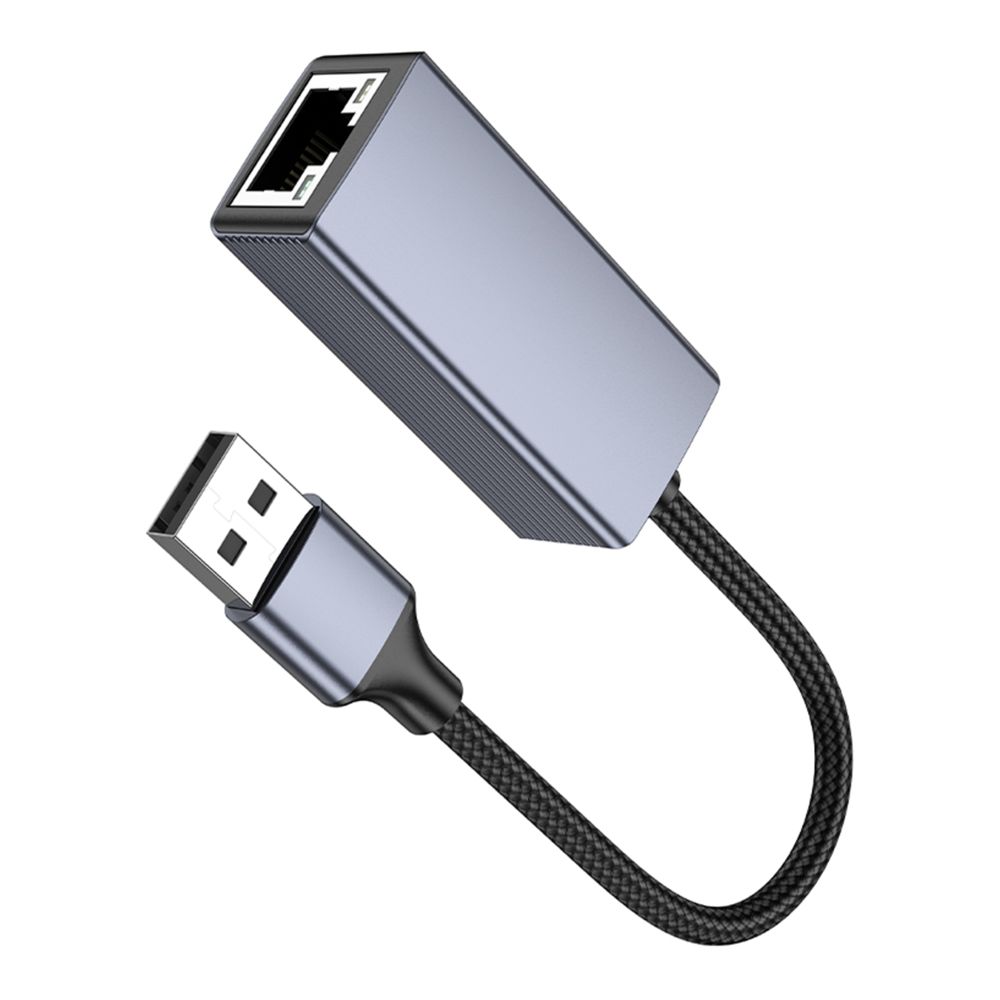 Купить ПЕРЕХОДНИК HOCO UA37 USB TO ETHERNET ADAPTER (1000 MBPS/1GBIT)_6