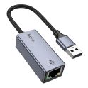 Купить ПЕРЕХОДНИК HOCO UA37 USB TO ETHERNET ADAPTER (1000 MBPS/1GBIT)