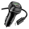 Купить АВТО ЗАРЯДНОЕ УСТРОЙСТВО HOCO Z58A 1USB/1USB-C QC/PD48W+TYPE-C TO LIGHTNING_2