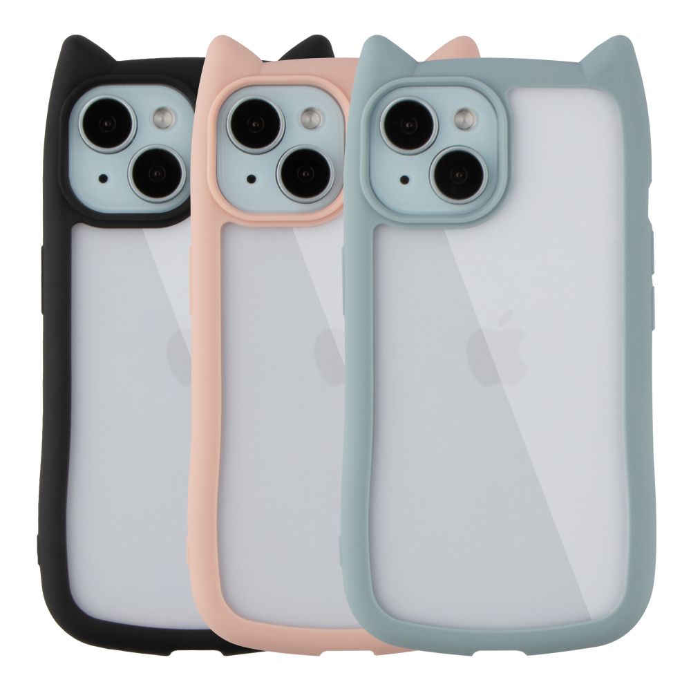 Купить ЧЕХОЛ TPU+PC CAT EARS CASE ДЛЯ IPHONE 15