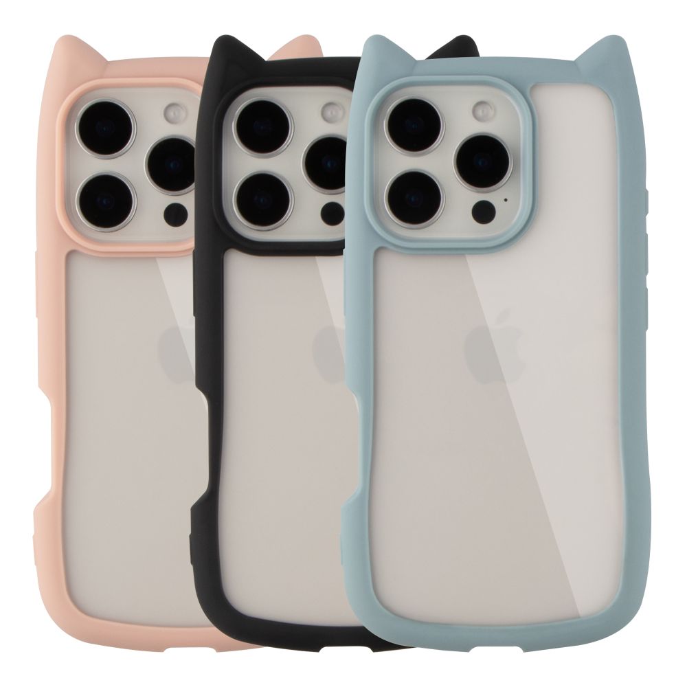 Купить ЧЕХОЛ TPU+PC CAT EARS CASE ДЛЯ IPHONE 16 PRO MAX