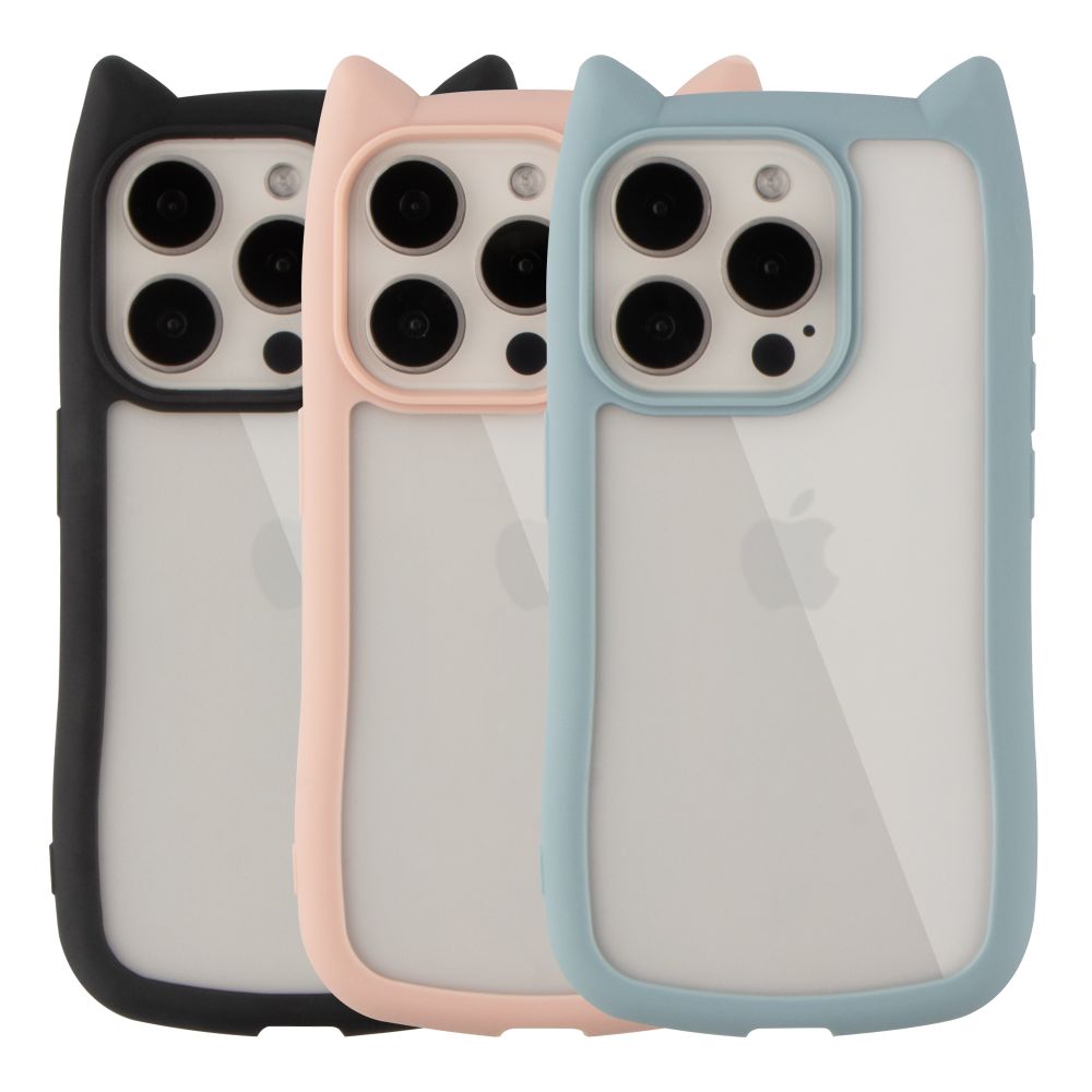 Купить ЧЕХОЛ TPU+PC CAT EARS CASE ДЛЯ IPHONE 15 PRO MAX