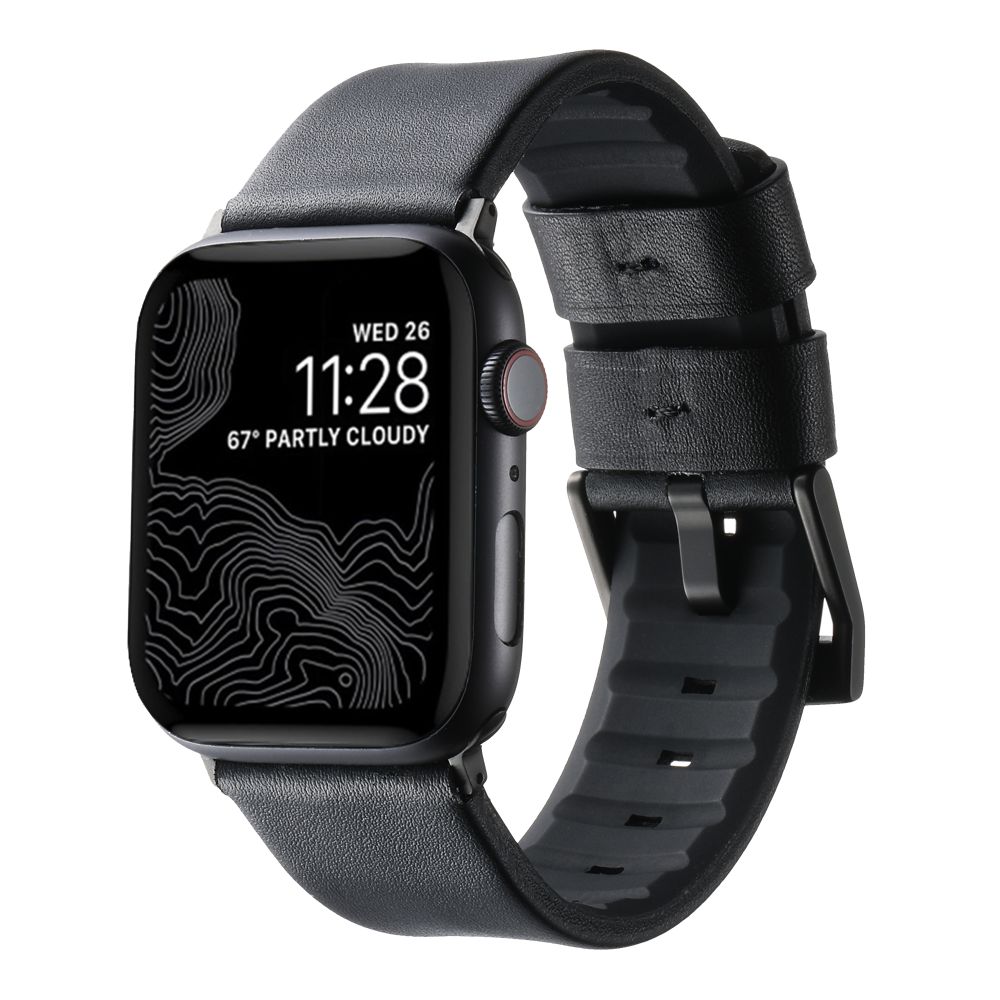 Купить РЕМЕШОК ДЛЯ APPLE WATCH LEATHER+SILICONE 38/40/41 MM_1