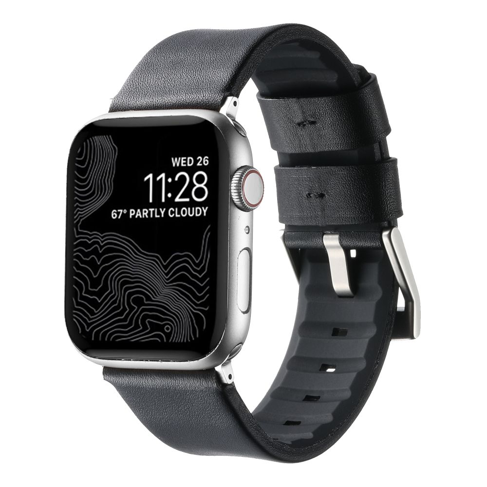Купить РЕМЕШОК ДЛЯ APPLE WATCH LEATHER+SILICONE 42/44/45/49 MM_4