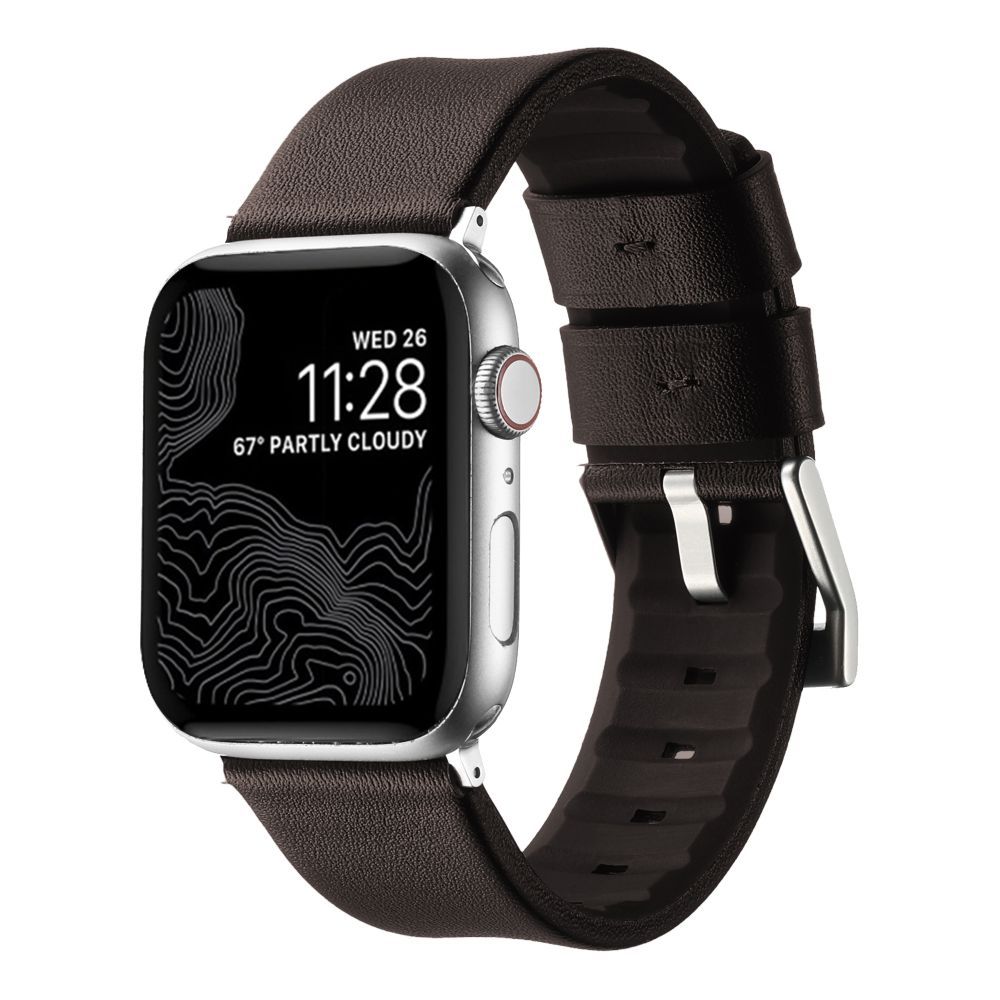 Купить РЕМЕШОК ДЛЯ APPLE WATCH LEATHER+SILICONE 38/40/41 MM_4