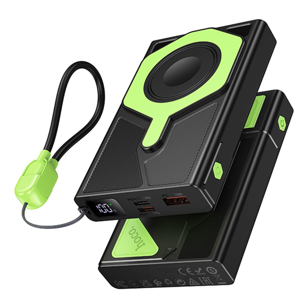 Купить POWER BANK HOCO DB83 22.5W+PD20W MAGNETIC, WITH WATCH CHARGING, CABLE 10000MAH