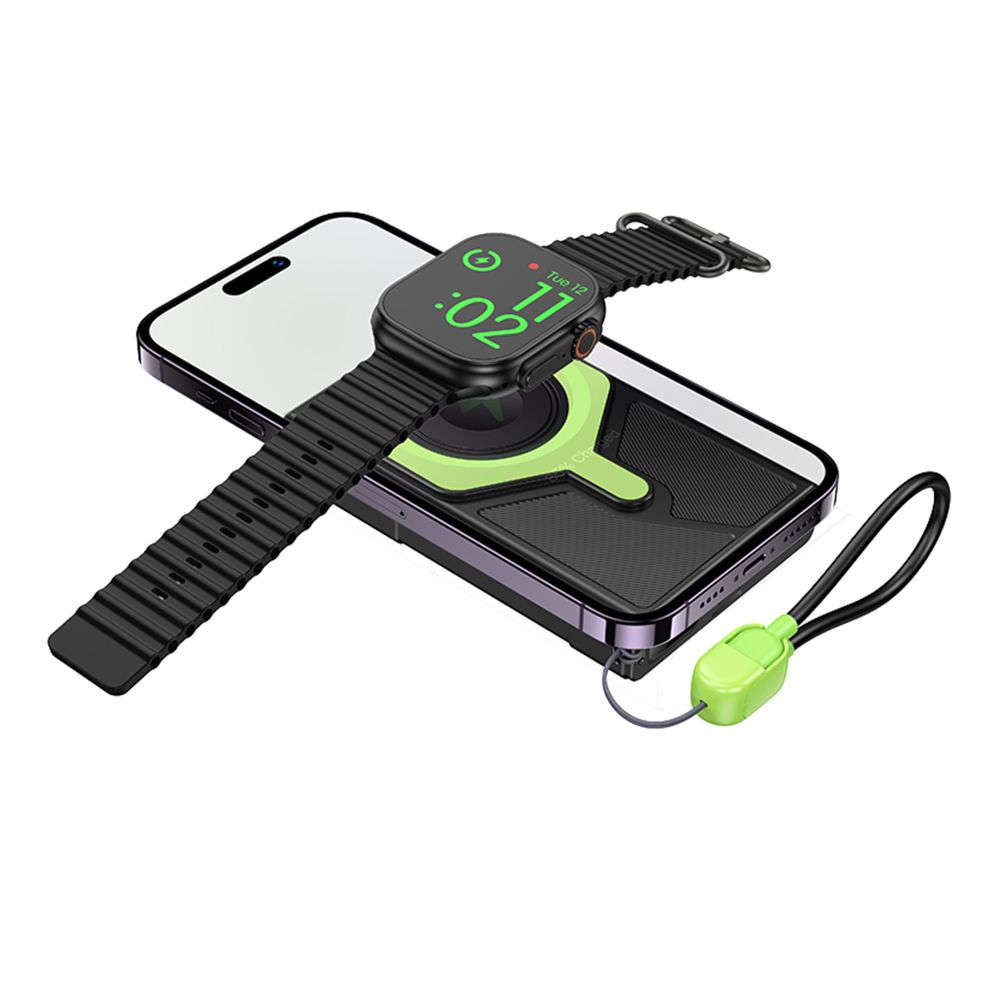 Купить POWER BANK HOCO DB83 22.5W+PD20W MAGNETIC, WITH WATCH CHARGING, CABLE 10000MAH_2