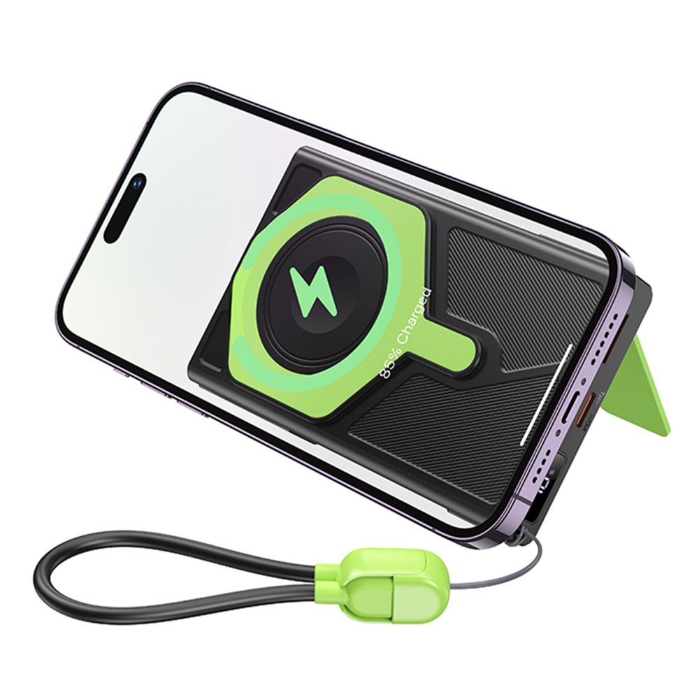 Купить POWER BANK HOCO DB83 22.5W+PD20W MAGNETIC, WITH WATCH CHARGING, CABLE 10000MAH_3