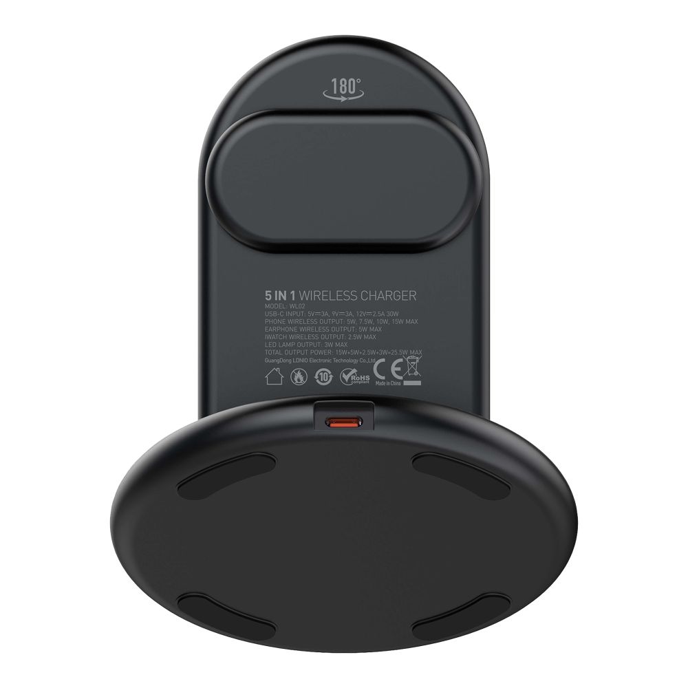 Купить БЕСПРОВОДНОЕ ЗАРЯДНОЕ УСТРОЙСТВО LDNIO WL02 5IN1 25.5W FOR IWATCH_6