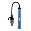 Купить USB HUB LDNIO DS-64U USB-A+TYPE-C TO USB3.0*1+USB2.0*3_2