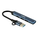 Купить USB HUB LDNIO DS-64U USB-A+TYPE-C TO USB3.0*1+USB2.0*3