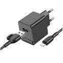 Купить СЕТЕВОЕ ЗАРЯДНОЕ УСТРОЙСТВО BOROFONE BAS11A 1USB 2.1A+USB TO LIGHTNING_4