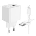 Купить СЕТЕВОЕ ЗАРЯДНОЕ УСТРОЙСТВО BOROFONE BAS11A 1USB 2.1A+USB TO LIGHTNING_5