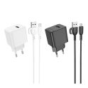 Купить СЕТЕВОЕ ЗАРЯДНОЕ УСТРОЙСТВО BOROFONE BAS11A 1USB 2.1A+USB TO MICRO