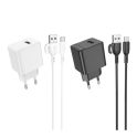 Купить СЕТЕВОЕ ЗАРЯДНОЕ УСТРОЙСТВО BOROFONE BAS11A 1USB 2.1A+USB TO TYPE-C