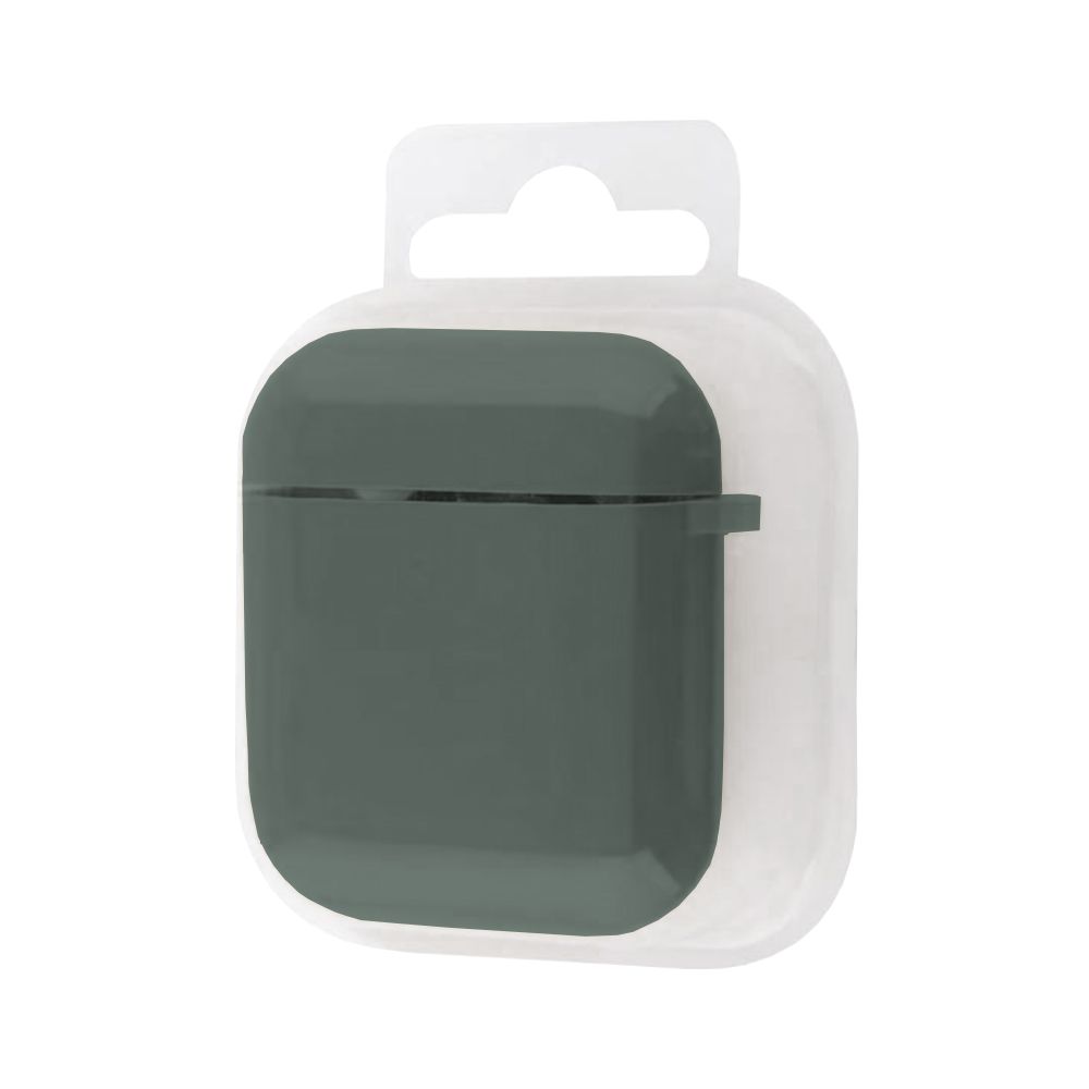 Купить ФУТЛЯР SILICONE CASE WITH MICROFIBRA ДЛЯ AIRPODS 1/2_2