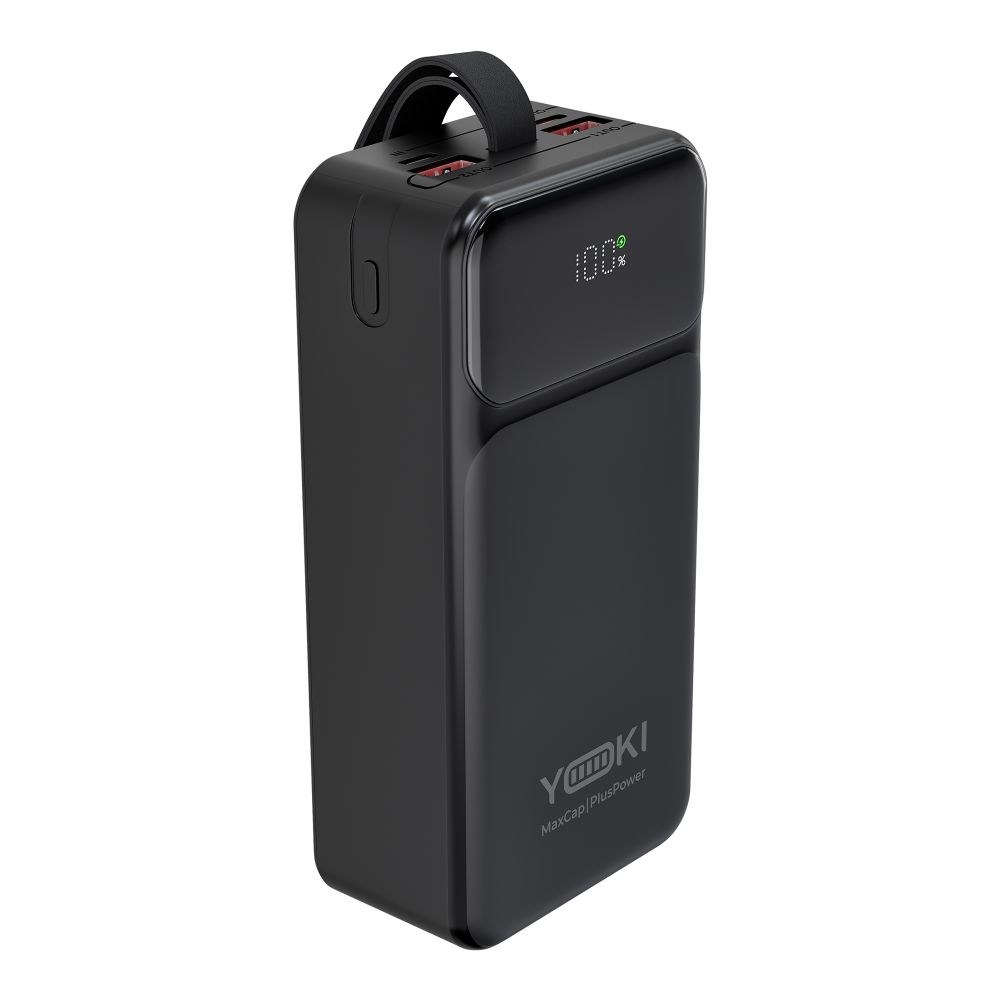 Купить POWER BANK YOKI MAXCAP 65W 40000 MAH BLACK YK-PMC4061