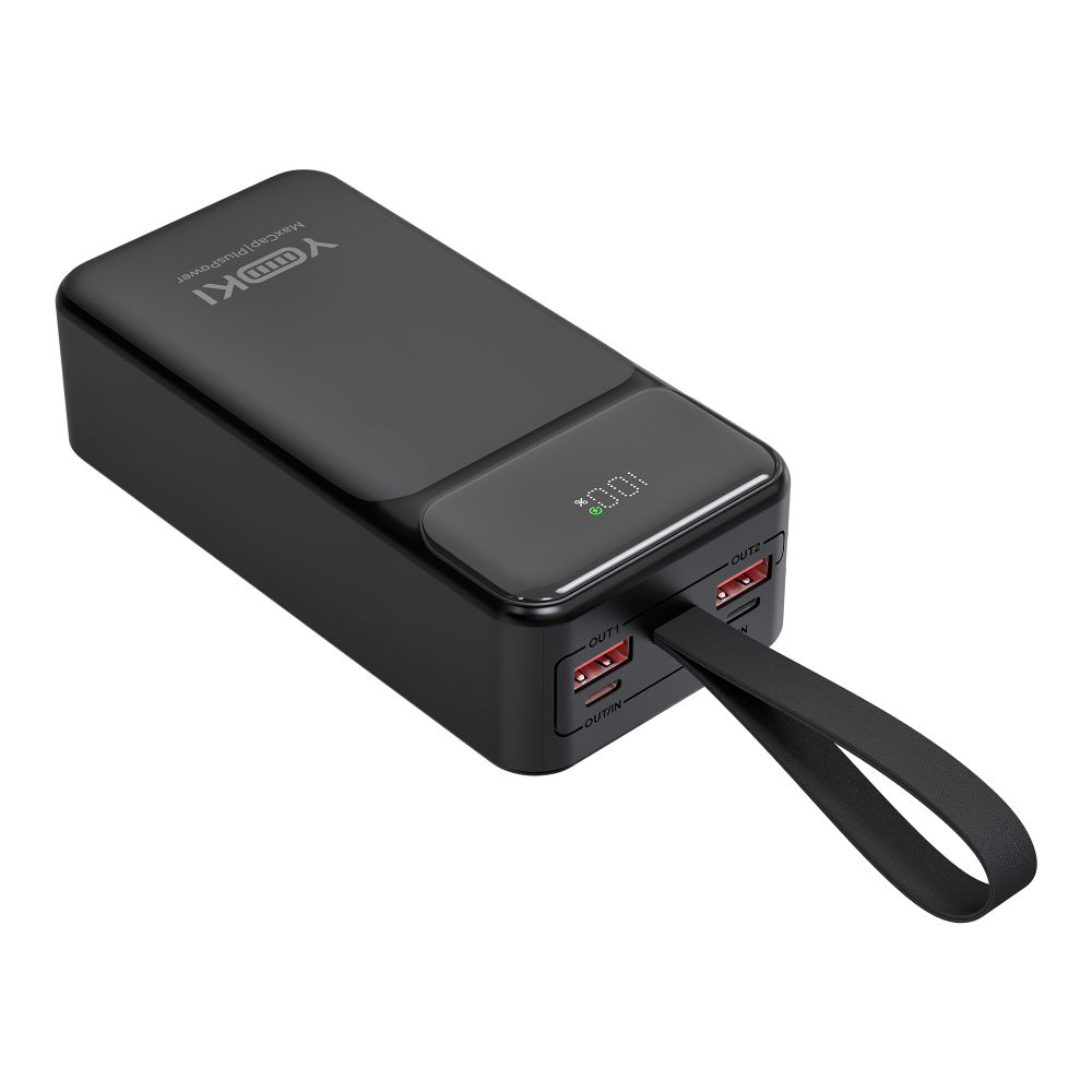 Купить POWER BANK YOKI MAXCAP 65W 40000 MAH BLACK YK-PMC4061_4