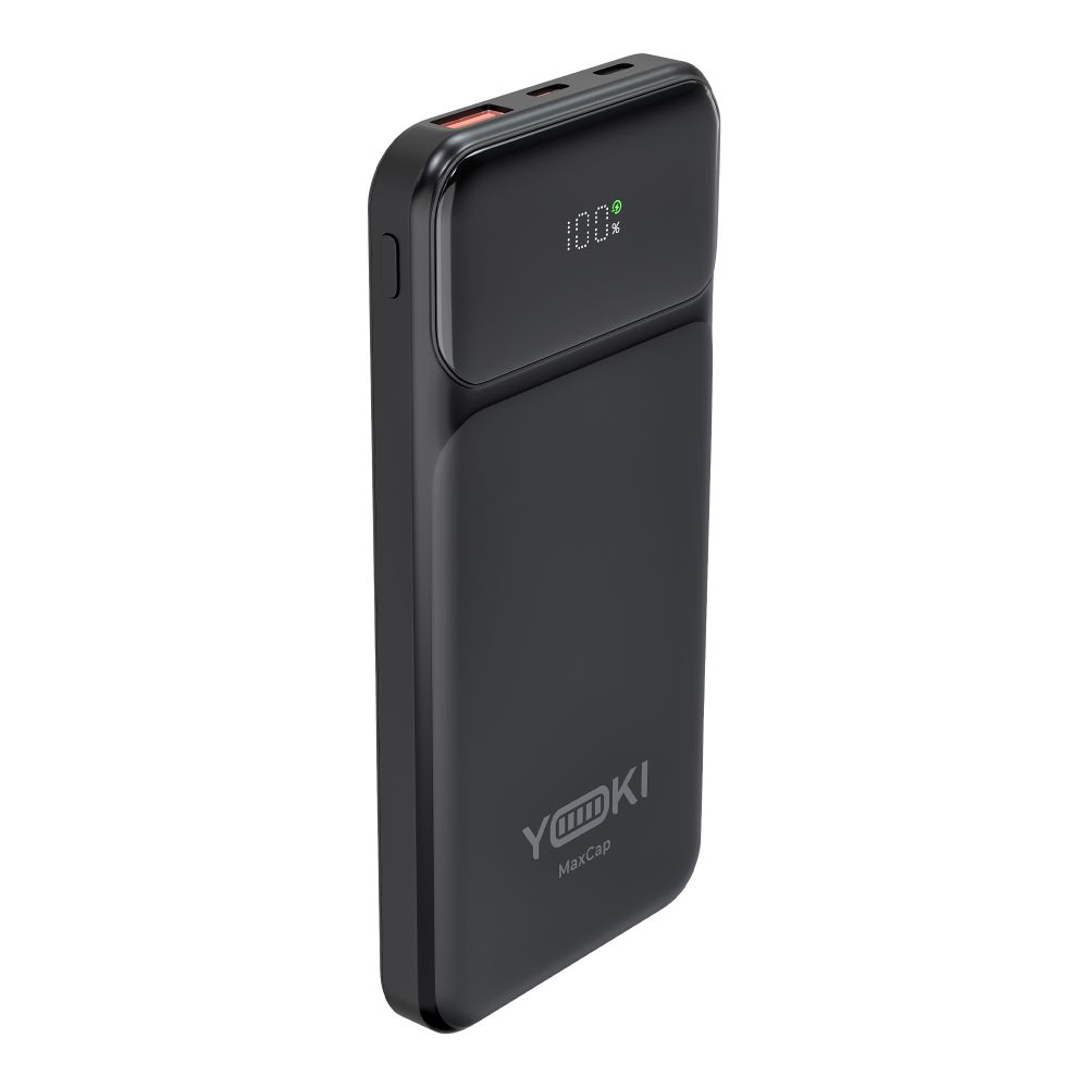 Купить POWER BANK YOKI MAXCAP 22,5W 10000 MAH BLACK YK-PMC1021