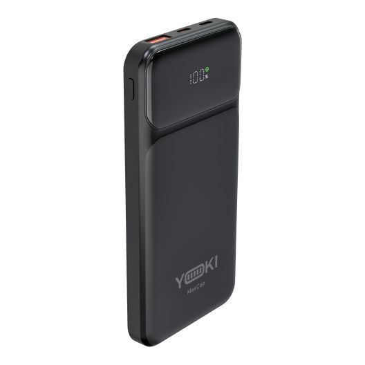 Купить POWER BANK YOKI MAXCAP 22,5W 10000 MAH BLACK YK-PMC1021