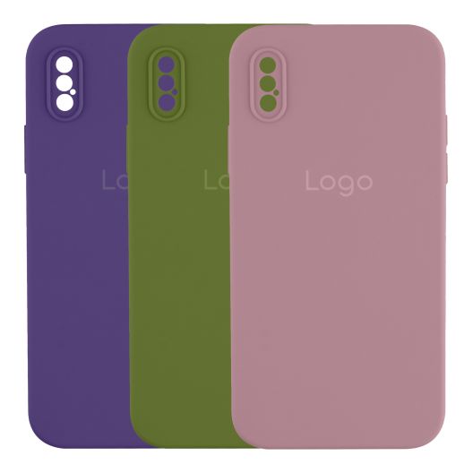 Купить ЧЕХОЛ SILICONE CASE SQUARE FULL CAMERA ДЛЯ IPHONE XS MAX