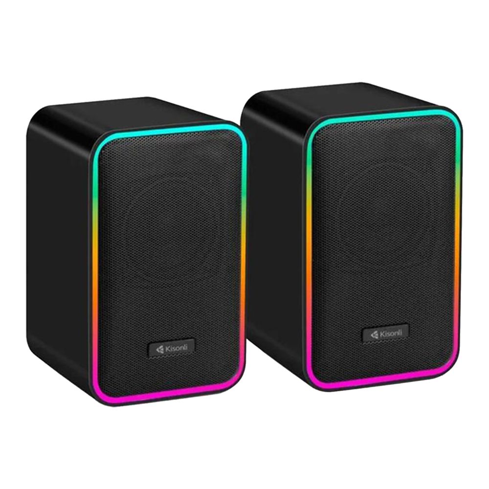 Купить КОМПЬЮТЕРНЫЕ КОЛОНКИ KISONLI X21 RGB USB BT