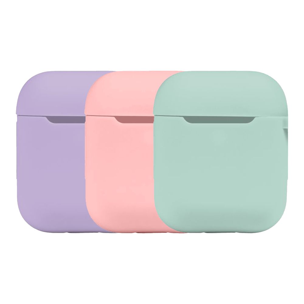 Купить ФУТЛЯР SILICONE CASE WITH HOOK ДЛЯ AIRPODS 1/2