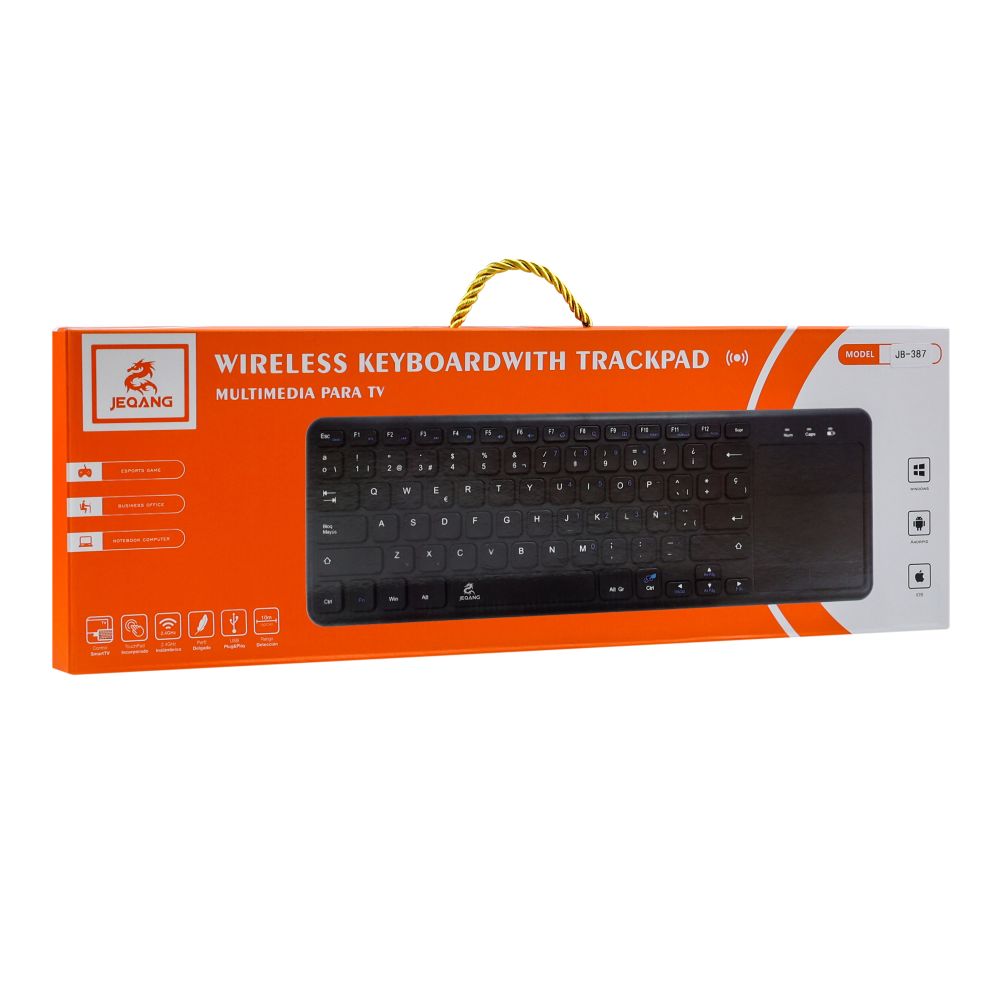 Купить КЛАВИАТУРА БЕСПРОВОДНАЯ JEQANG JB-387 (2.4G)  BLUETOOTH DUAL-MODE CHARGING_1