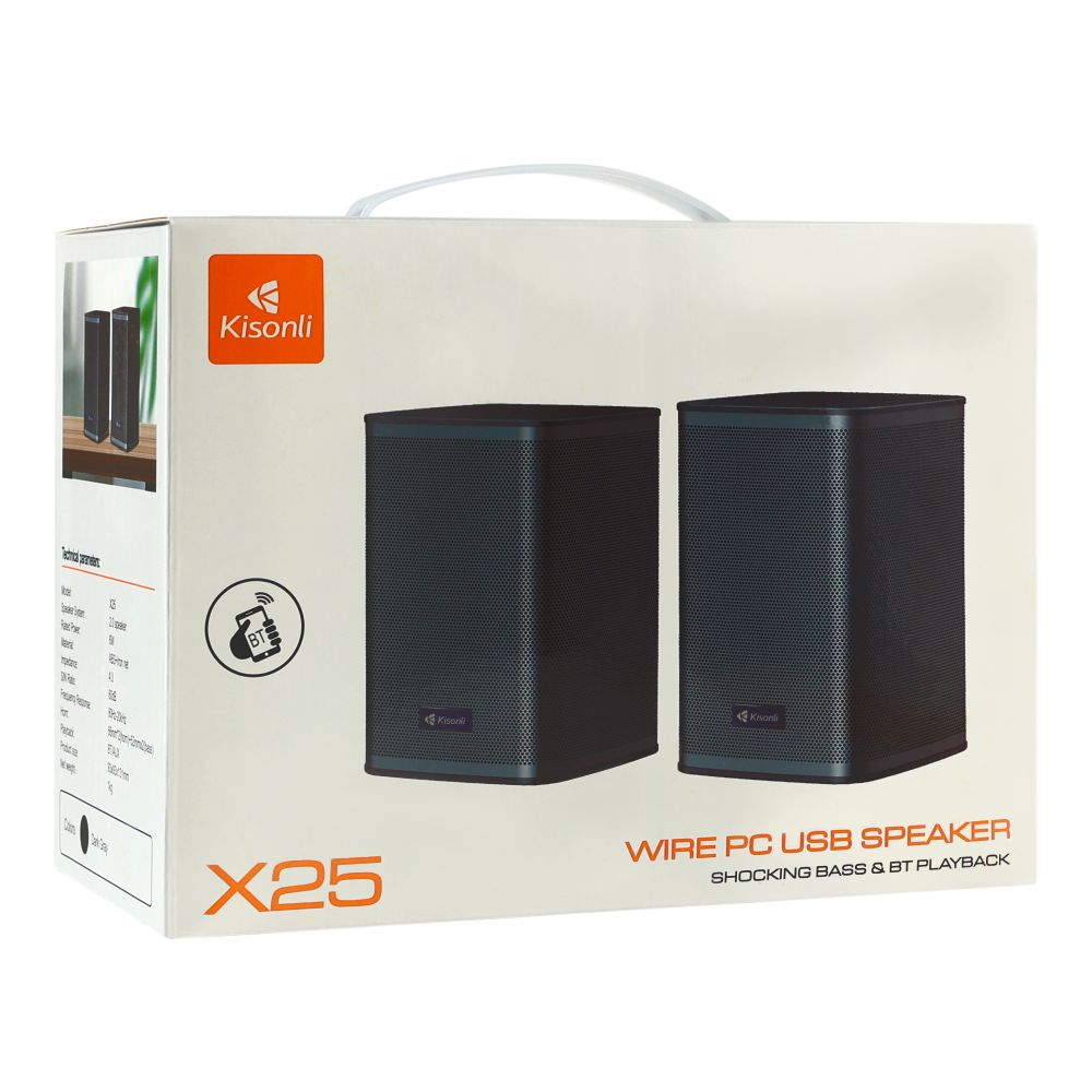 Купить КОМПЬЮТЕРНЫЕ КОЛОНКИ KISONLI X25 BT SPEAKER_1
