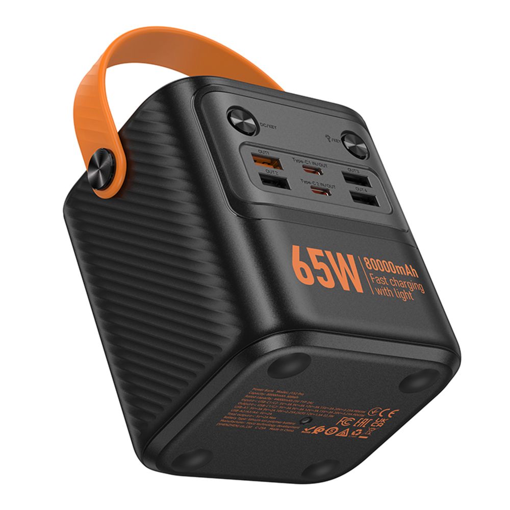 Купить POWER BANK HOCO J152 TOUGH 22.5W+PD20W+LIGHT 80000MAH_6