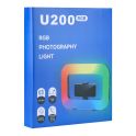 Купить СТУДИЙНАЯ LED ЛАМПА RGB U200 8000MAH_1