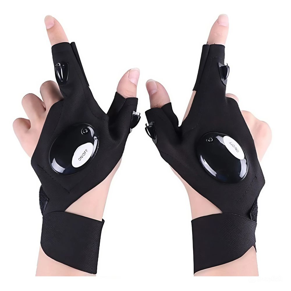 Купить ПЕРЧАТКИ С ФОНАРИКОМ 2 PCS/BOX