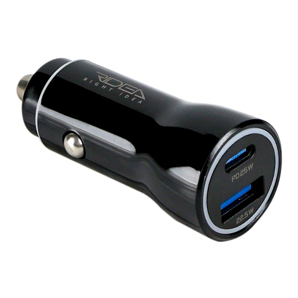 Купить АВТО ЗАРЯДНОЕ УСТРОЙСТВО RIDEA RCC-30114 QPOW 1USB/1USB-C PD/QC 30W+TYPE-C TO TYPE-C