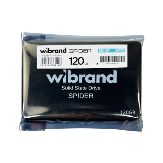 Купить SSD ДИСК WIBRAND SPIDER 120GB 2.5" 7MM SATAIII BULK