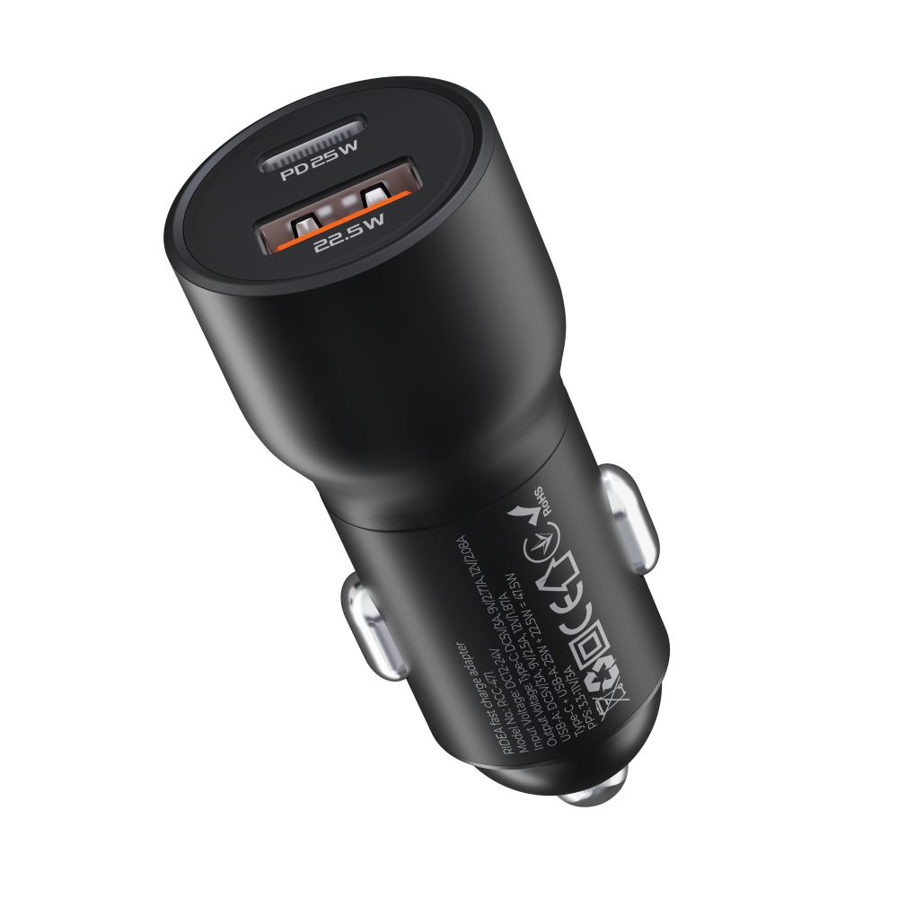 Купить АВТО ЗАРЯДНОЕ УСТРОЙСТВО RIDEA RCC-47110 QPOW PRO 1USB/1USB-C PD/QC 47.5W_2