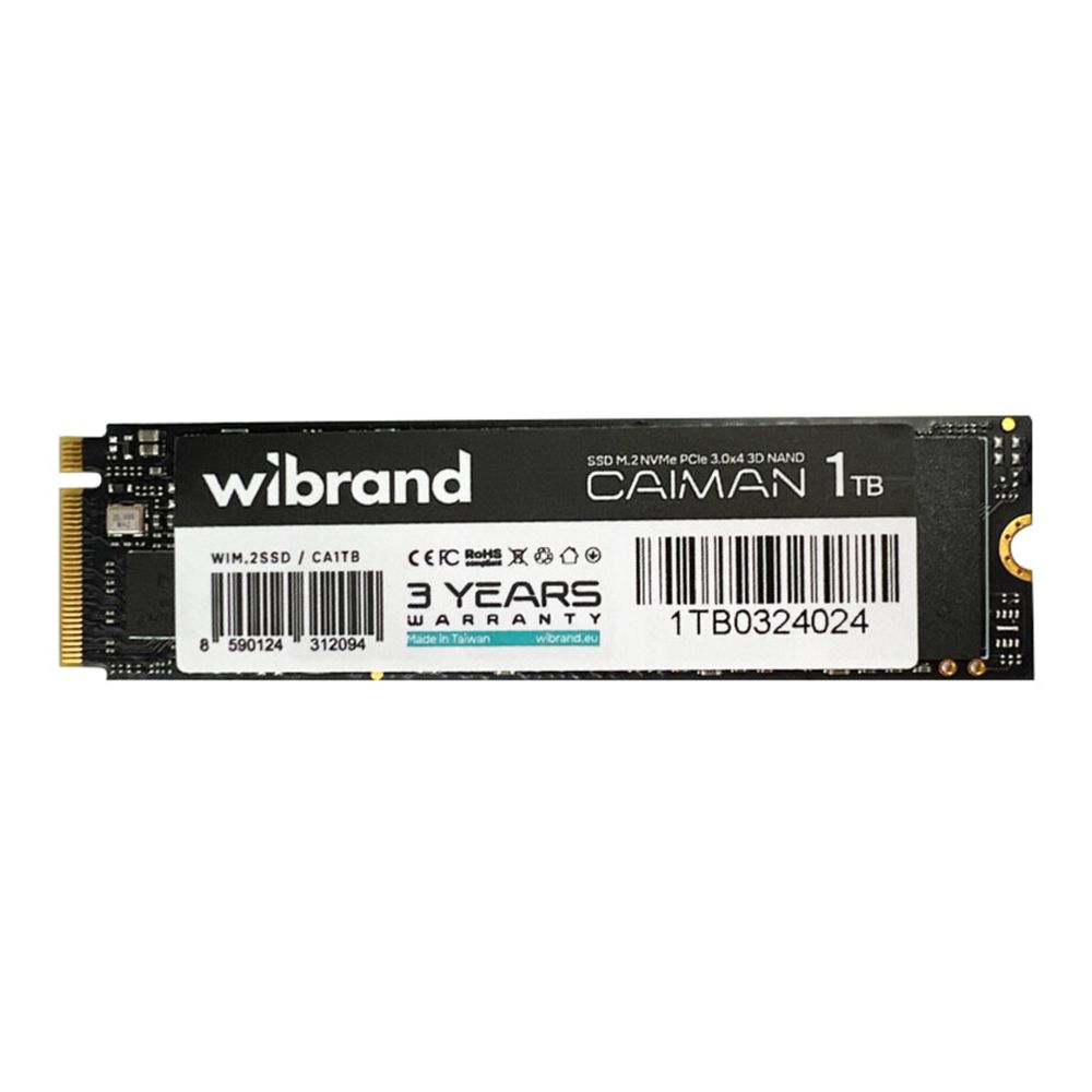 Купить SSD M.2 ДИСК WIBRAND CAIMAN 1TB NVME 2280 PCIE 3.0 3D NAND_1