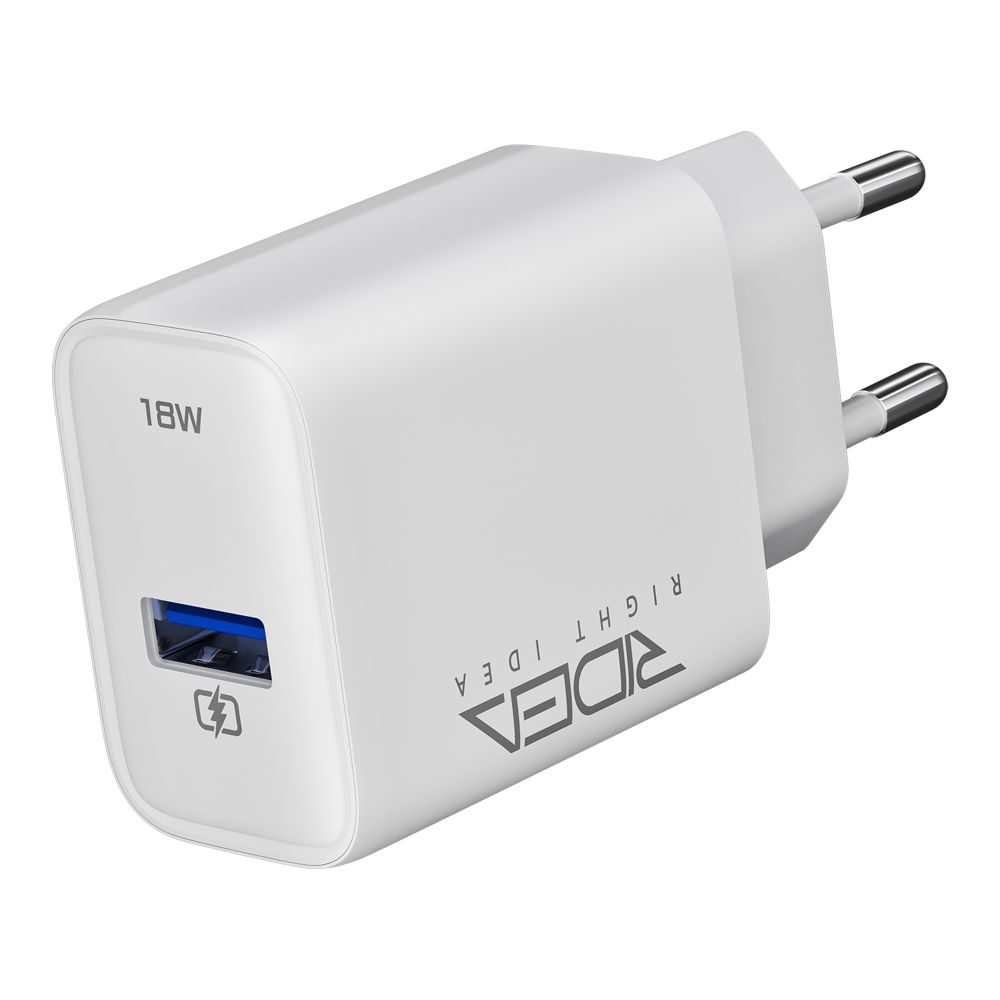 Купить СЕТЕВОЕ ЗАРЯДНОЕ УСТРОЙСТВО RIDEA RW-18120 RAPID 1USB QC 18W_3
