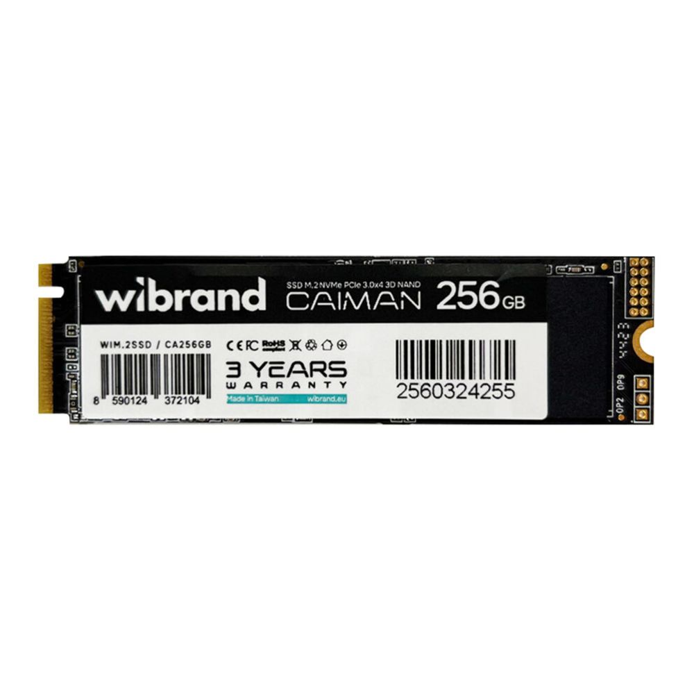 Купить SSD M.2 ДИСК WIBRAND CAIMAN 256GB NVME 2280 PCIE 3.0 3D NAND_1